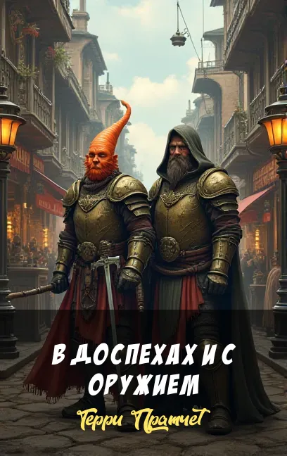 В доспехах и с оружием Терри Пратчетт
