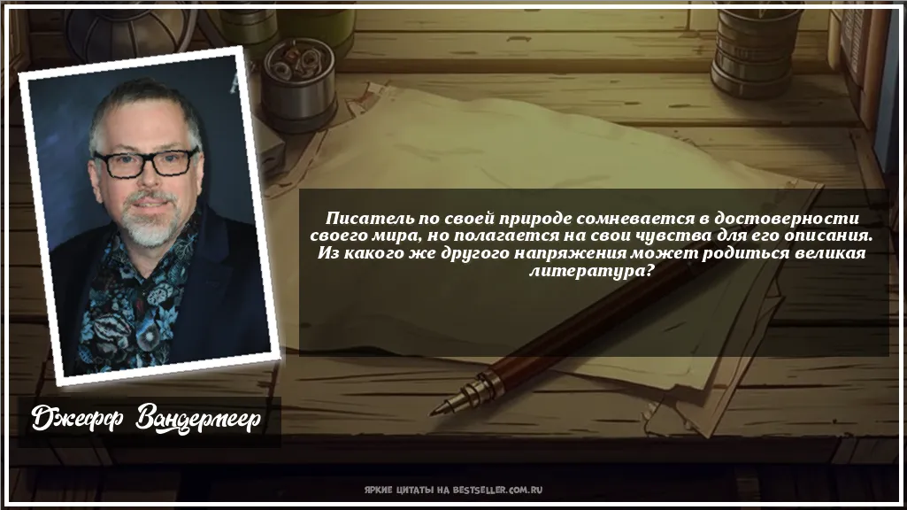 Картинка с цитатой - 'Писатель по своей природе...'