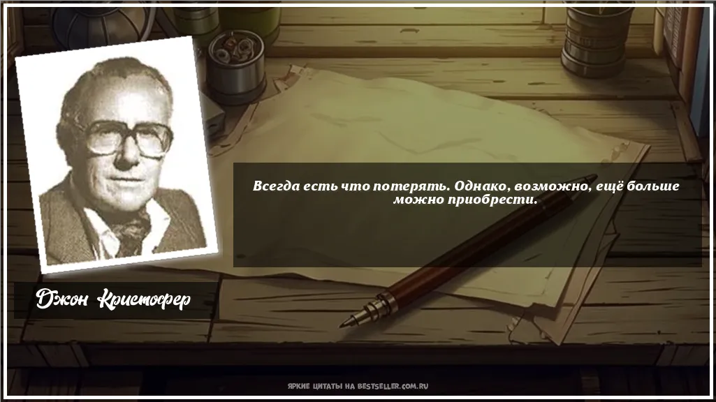 Картинка с цитатой - 'Всегда есть что потерять. Однако,...'
