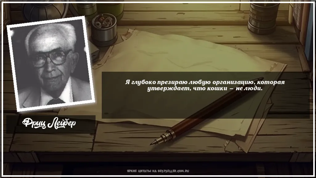 Картинка с цитатой — Я глубоко презираю любую...
