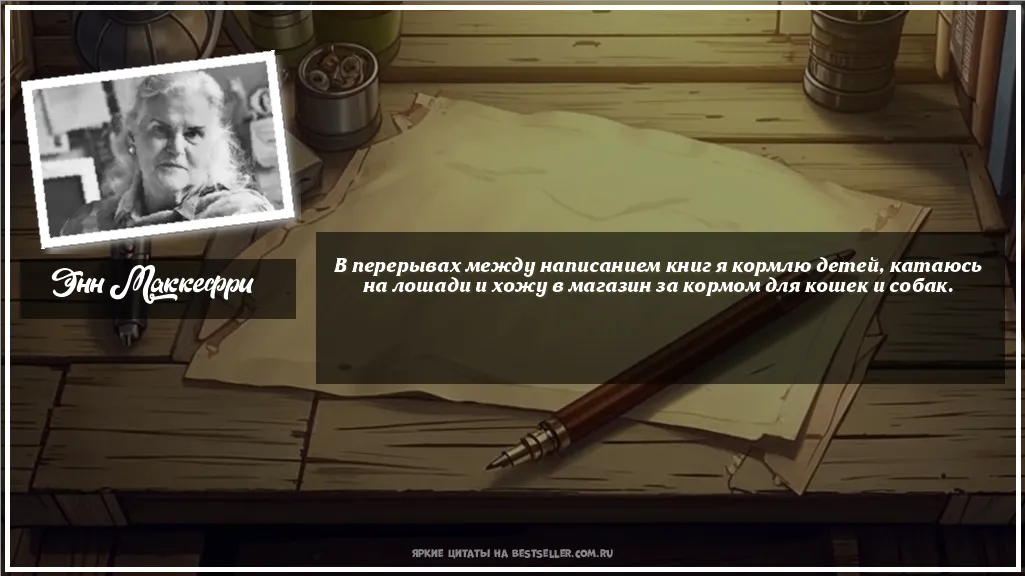 Картинка с цитатой - 'В перерывах между написанием книг я...'