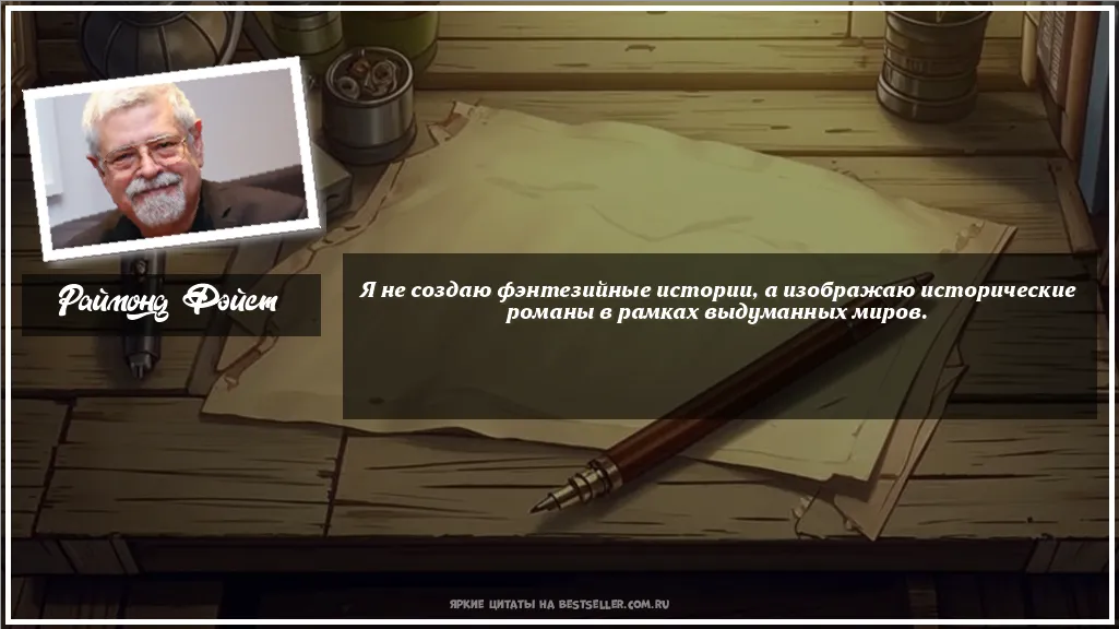 Картинка с цитатой - 'Я не создаю фэнтезийные истории, а...'