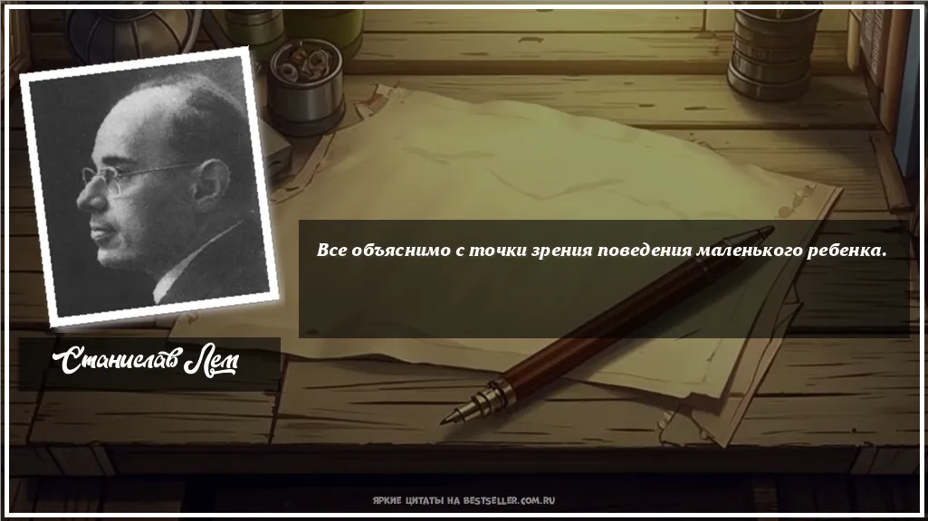 Картинка с цитатой - 'Все объяснимо с точки зрения...'
