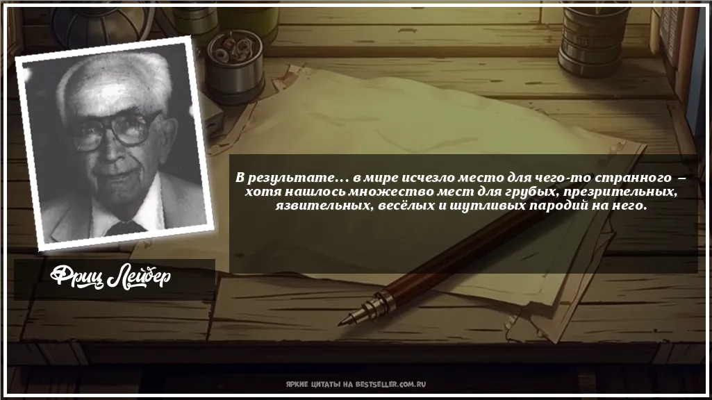 Картинка с цитатой - 'В результате... в мире исчезло место...'