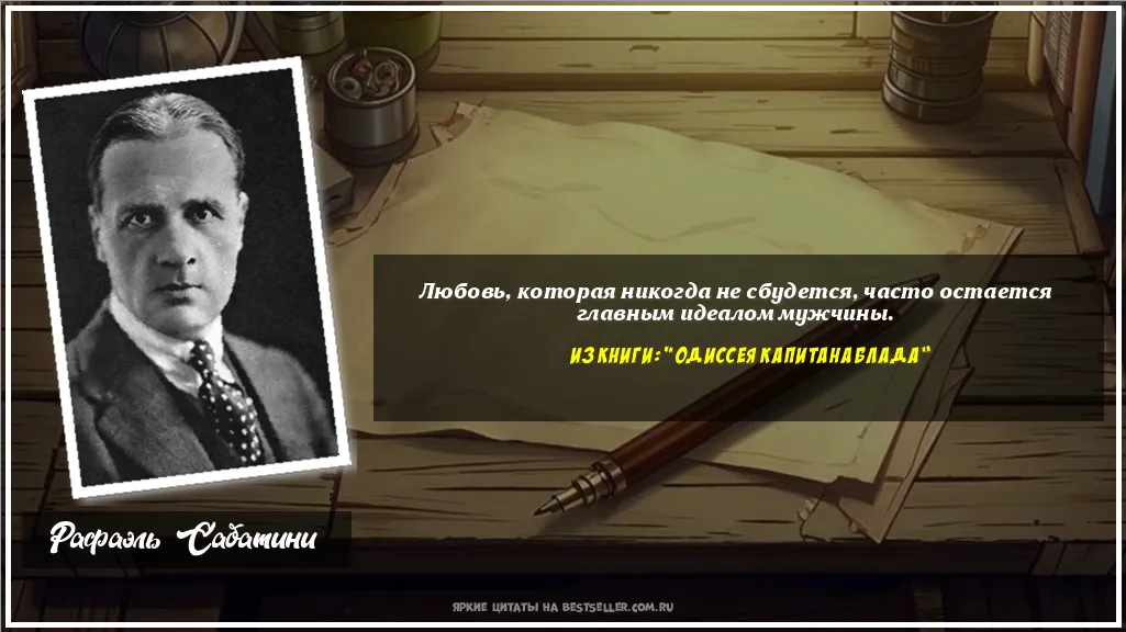 Картинка с цитатой - 'Любовь, которая никогда не сбудется,...'