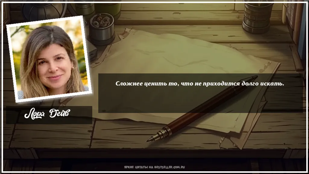 Картинка с цитатой - 'Сложнее ценить то, что не приходится...'
