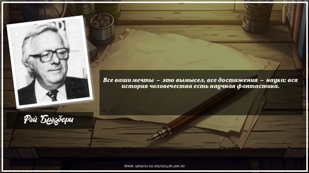 Картинка с цитатой - 'Все ваши мечты — это вымысел, все...'