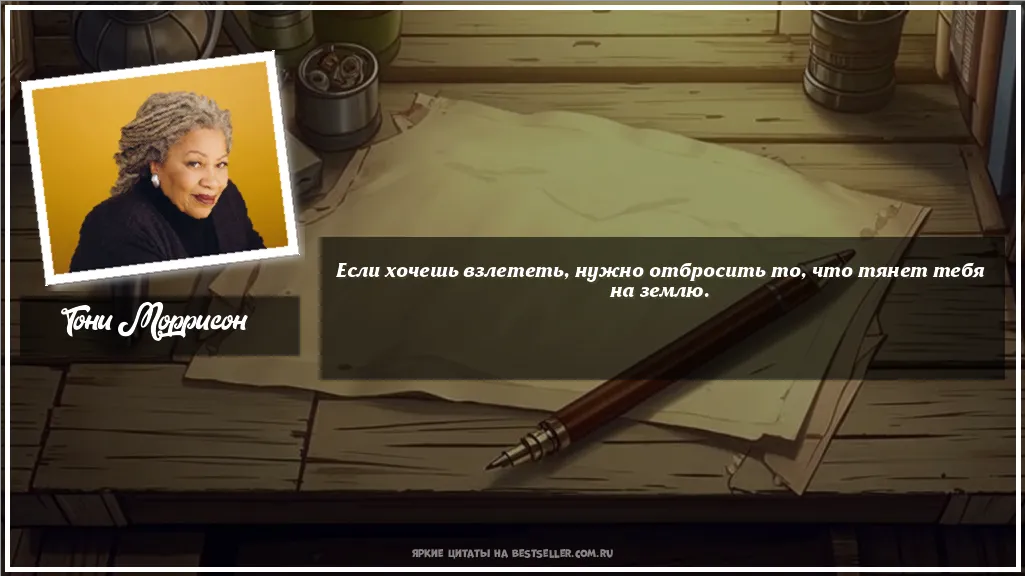 Картинка с цитатой - 'Если хочешь взлететь, нужно...'