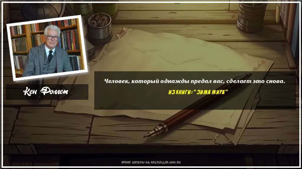Картинка с цитатой - 'Человек, который однажды предал вас,...'