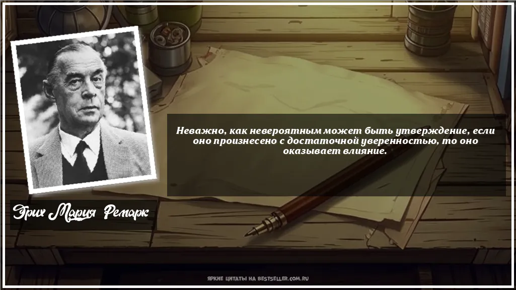 Картинка с цитатой - 'Неважно, как невероятным может быть...'