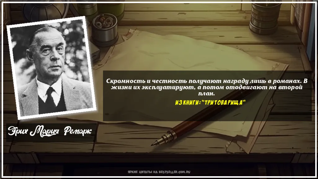 Картинка с цитатой - 'Скромность и честность получают...'