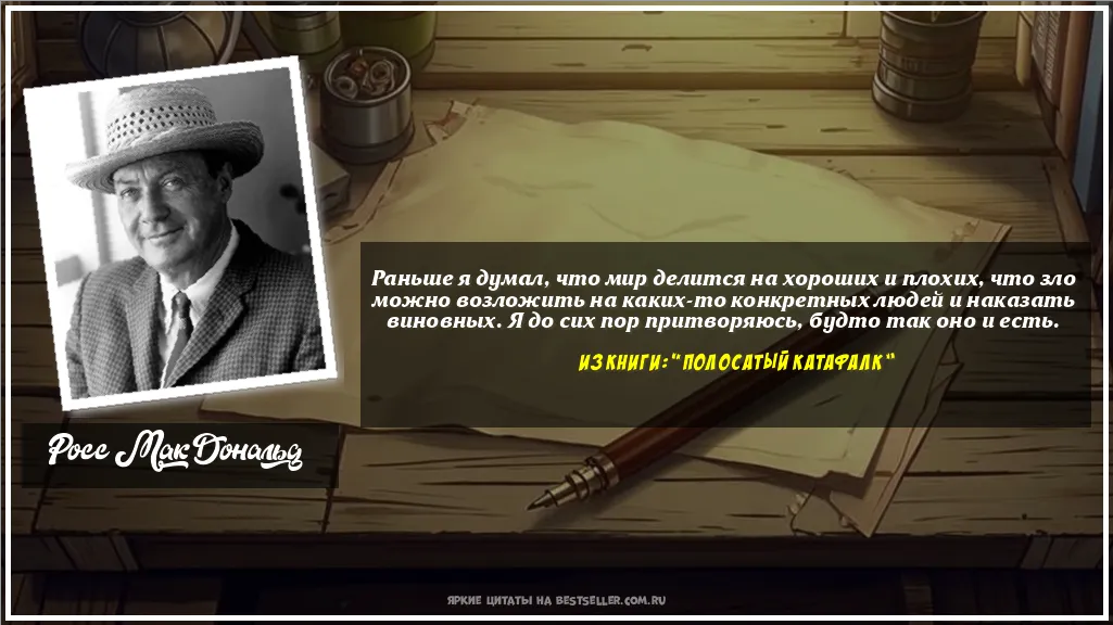 Картинка с цитатой — Раньше я думал, что мир делится на...