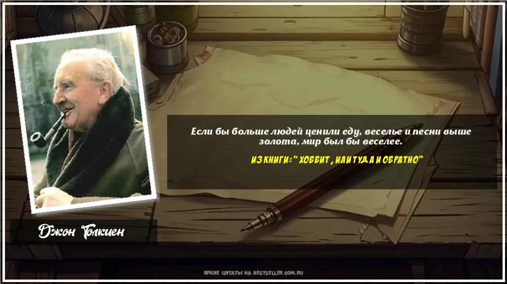 Картинка с цитатой - 'Если бы больше людей ценили еду,...'