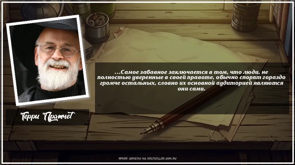 Картинка с цитатой - '...Самое забавное заключается в том,...'