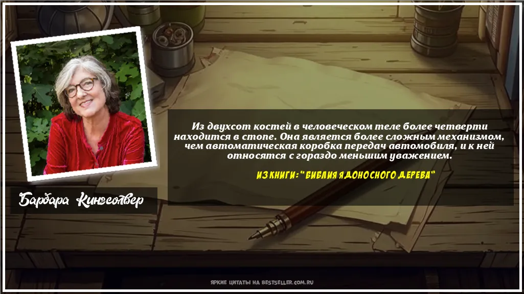 Картинка с цитатой - 'Из двухсот костей в человеческом...'