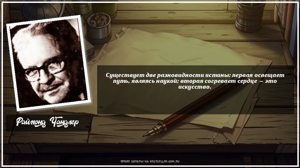Картинка с цитатой - 'Существует две разновидности истины:...'