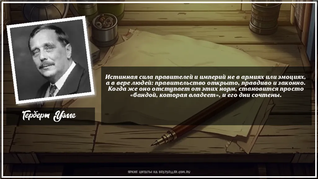 Картинка с цитатой - 'Истинная сила правителей и империй...'