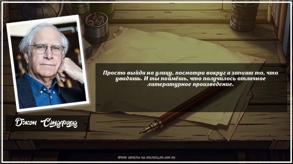 Картинка с цитатой — Просто выйди на улицу, посмотри...