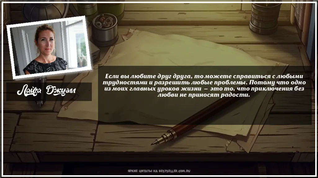 Картинка с цитатой - 'Если вы любите друг друга, то можете...'