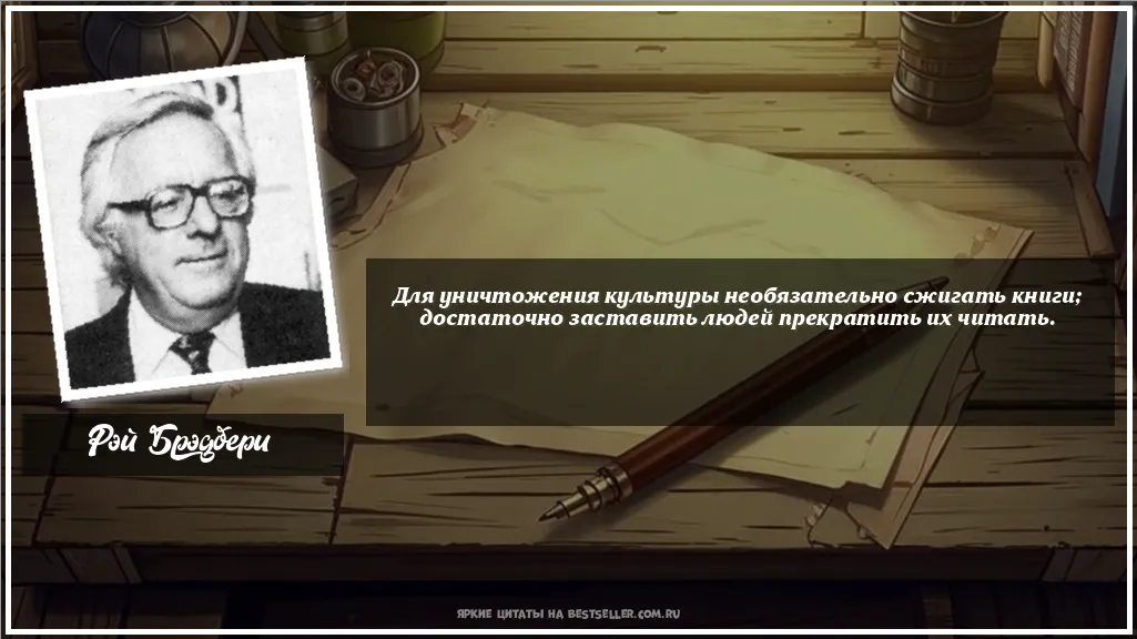 Картинка с цитатой - 'Для уничтожения культуры...'