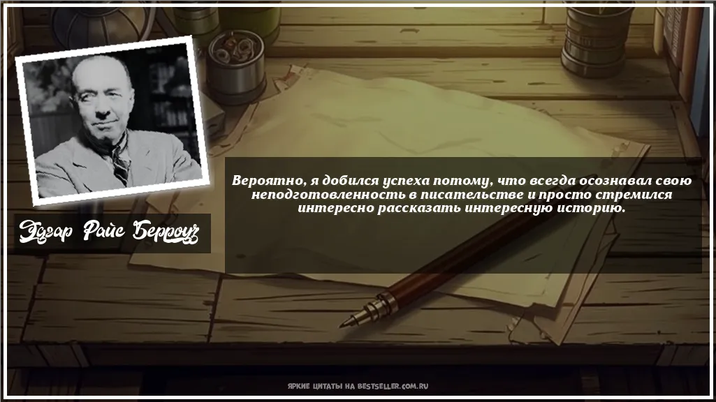 Картинка с цитатой — Вероятно, я добился успеха потому,...