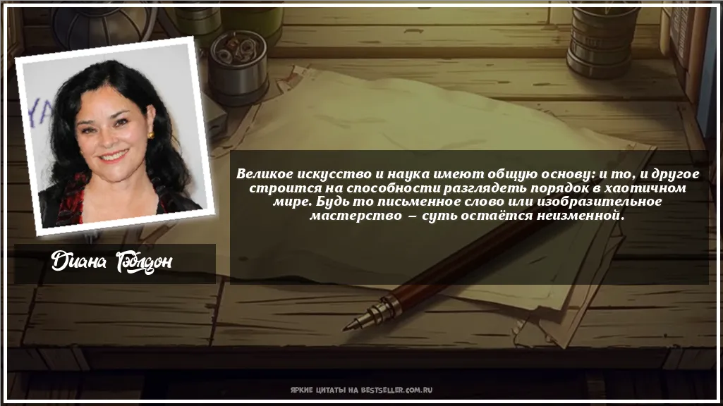 Картинка с цитатой — Великое искусство и наука имеют...