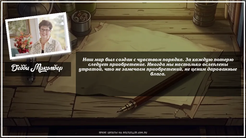 Картинка с цитатой - 'Наш мир был создан с чувством...'