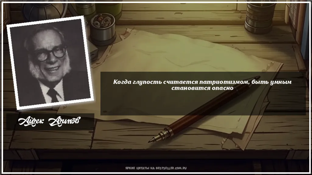 Картинка с цитатой — Когда глупость считается...