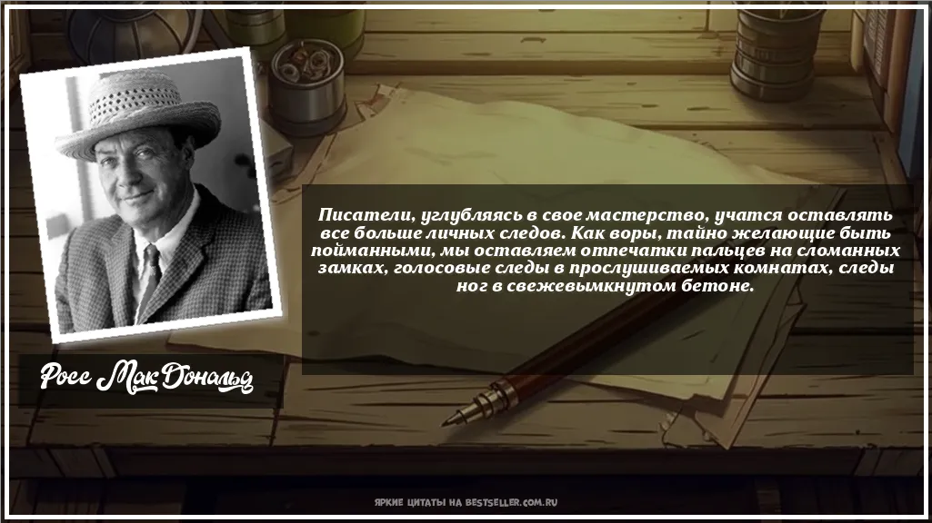 Картинка с цитатой - 'Писатели, углубляясь в свое...'