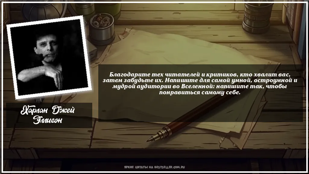 Картинка с цитатой - 'Благодарите тех читателей и...'