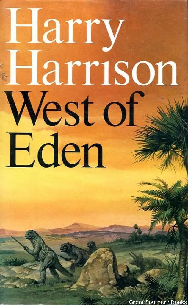 Обложка книги «Запад Эдема» Гарри Гарриссон