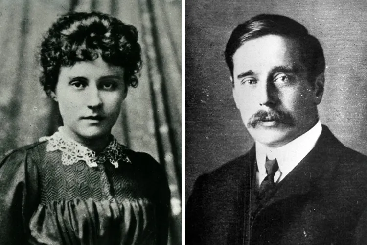 Почти сразу после того, как Уэллс (на фото) женился на своей кузине Изабель в 1891 году, писатель начал ей изменять