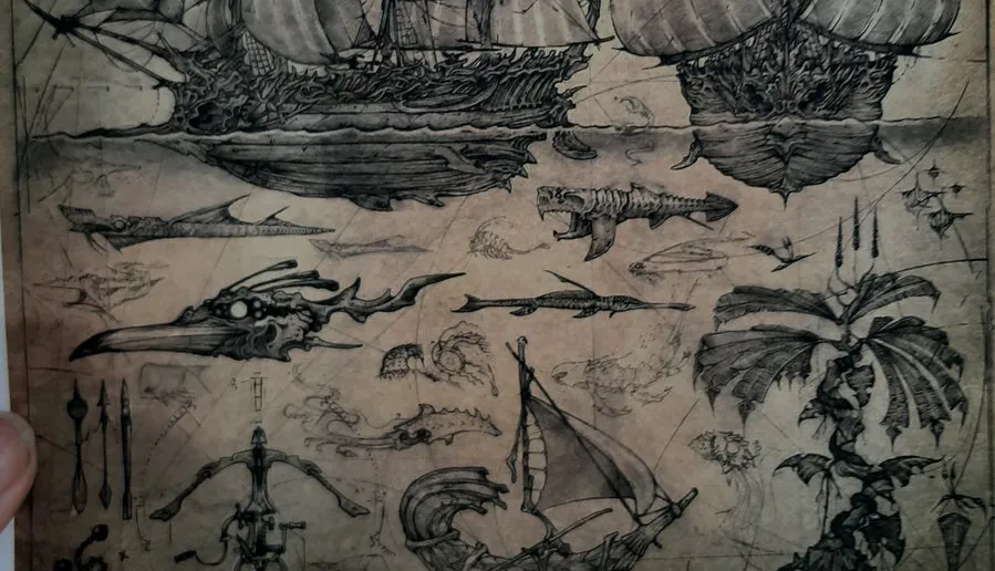 Изображение для «Костяные корабли» - наполненная морской романтикой фэнтези