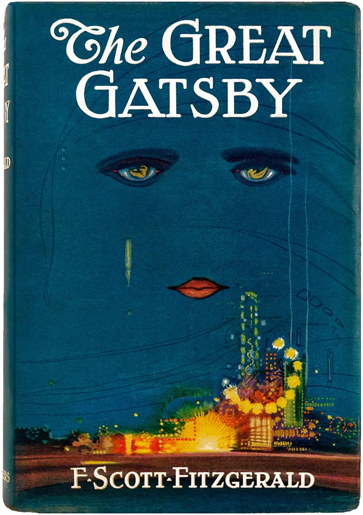 Обложка романа "Великий Гэтсби" при первой публикации в 1925 году. (Фото: Wikimedia Commons [Public domain])