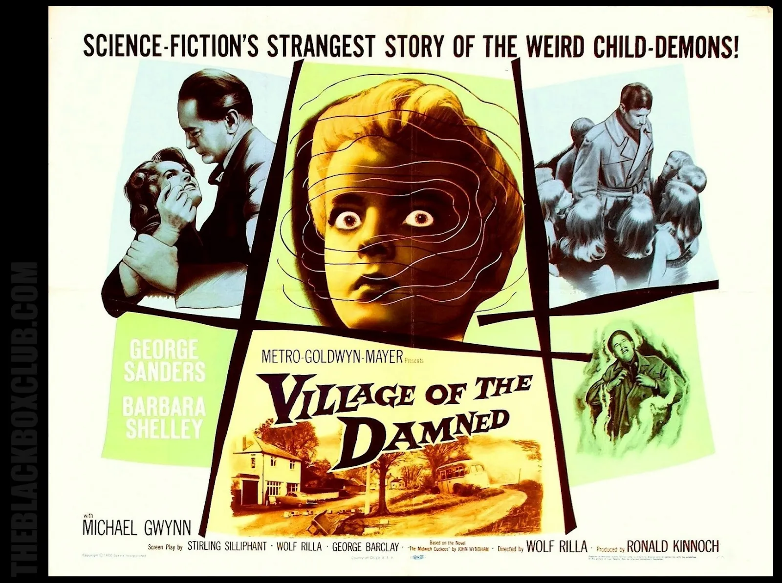 Постер от фильма "Деревня проклятых" 1960г.