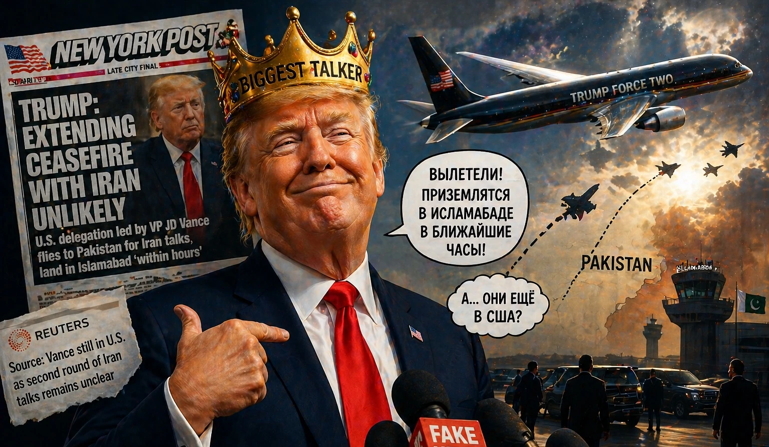 Главный хвастун наших дней - Дональд Трамп !